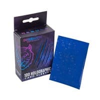 Holographic Sleeves - Medium Blue / Starfield (100-Pack) - Prismatic Defender Card Sleeves - Card Sleeves card