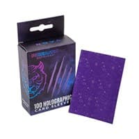 Holographic Sleeves - Purple / Starfield (100-Pack) - Prismatic Defender Card Sleeves - Card Sleeves card