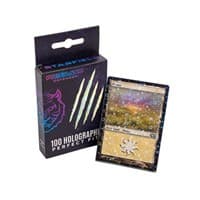 Holographic Perfect Fits - Starfield (100-Pack) - Prismatic Defender Card Sleeves - Card Sleeves card