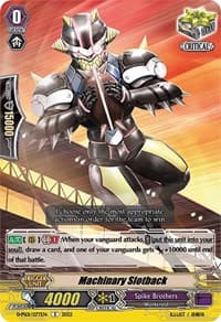 Machinary Slotback - D-PS01: P Clan Collection 2022 - Cardfight Vanguard card