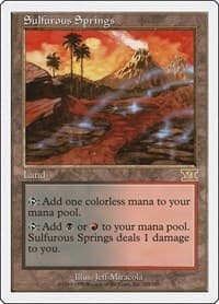 Sulfurous Springs - Classic Sixth Edition - Magic: The Gathering card
