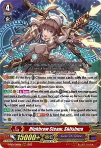 Highbrow Steam, Shlishma - D-PS01: P Clan Collection 2022 - Cardfight Vanguard card