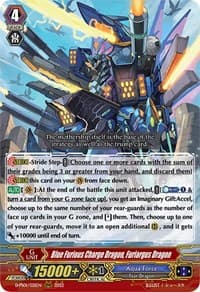 Blue Furious Charge Dragon, Furiargus Dragon - D-PS01: P Clan Collection 2022 - Cardfight Vanguard card