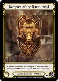 Rampart of the Ram's Head (Golden) - FAB049 - Flesh and Blood: Promo Cards - Flesh and Blood TCG card
