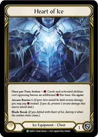 Heart of Ice (Golden) - FAB053 - Flesh and Blood: Promo Cards - Flesh and Blood TCG card