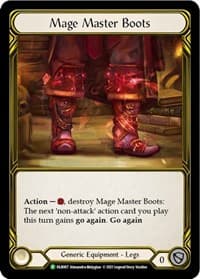 Mage Master Boots (Golden) - FAB067 - Flesh and Blood: Promo Cards - Flesh and Blood TCG card