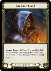 Nullrune Hood (Golden) - FAB068 - Flesh and Blood: Promo Cards - Flesh and Blood TCG card