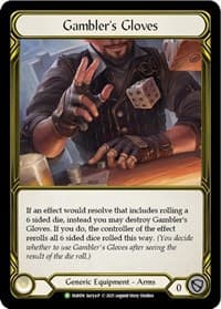 Gambler's Gloves (Golden) - FAB074 - Flesh and Blood: Promo Cards - Flesh and Blood TCG card