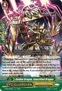 Golden Dragon, Sanctified Dragon - D-PS01: P Clan Collection 2022 - Cardfight Vanguard card