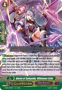 Queen of Sympathy, Villainous Evita - D-PS01: P Clan Collection 2022 - Cardfight Vanguard card