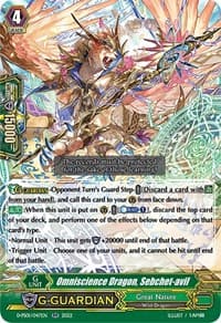 Omniscience Dragon, Sebchet-avil - D-PS01: P Clan Collection 2022 - Cardfight Vanguard card
