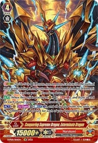 Conquering Supreme Dragon, Exterminate Dragon (SR) - D-PS01: P Clan Collection 2022 - Cardfight Vanguard card