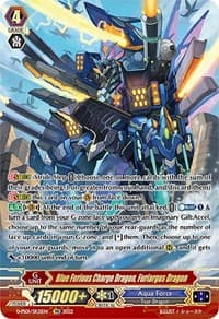 Blue Furious Charge Dragon, Furiargus Dragon (SR) - D-PS01: P Clan Collection 2022 - Cardfight Vanguard card