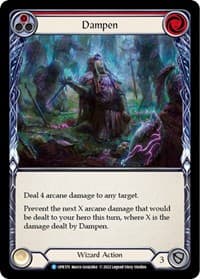 Dampen (Red) - Uprising - Flesh and Blood TCG card