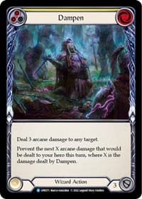 Dampen (Yellow) - Uprising - Flesh and Blood TCG card