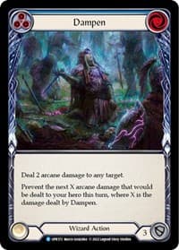 Dampen (Blue) - Uprising - Flesh and Blood TCG card