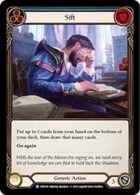 Sift (Blue) - Uprising - Flesh and Blood TCG card