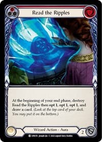 Read the Ripples (Red) - Uprising - Flesh and Blood TCG card