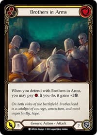 Brothers in Arms (Yellow) - Uprising - Flesh and Blood TCG card