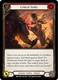 Critical Strike (Red) - Uprising - Flesh and Blood TCG card