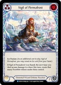 Sigil of Permafrost (Blue) - Uprising - Flesh and Blood TCG card