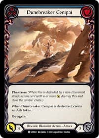 Dunebreaker Cenipai (Blue) - Uprising - Flesh and Blood TCG card
