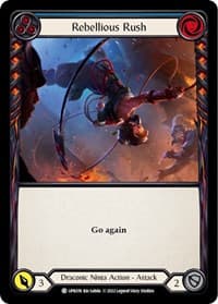 Rebellious Rush (Blue) - Uprising - Flesh and Blood TCG card