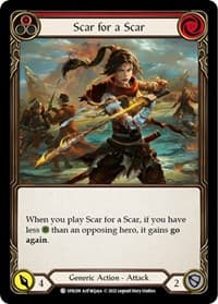 Scar for a Scar (Red) - Uprising - Flesh and Blood TCG card