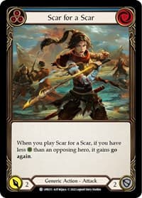 Scar for a Scar (Blue) - Uprising - Flesh and Blood TCG card