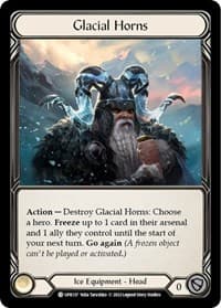 Glacial Horns - Uprising - Flesh and Blood TCG card