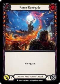 Ronin Renegade (Yellow) - Uprising - Flesh and Blood TCG card