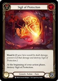 Sigil of Protection (Red) - Uprising - Flesh and Blood TCG card