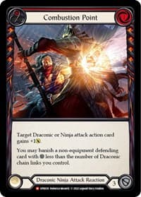Combustion Point - Uprising - Flesh and Blood TCG card