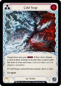 Cold Snap (Red) - Uprising - Flesh and Blood TCG card