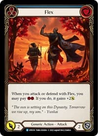 Flex (Blue) - Uprising - Flesh and Blood TCG card