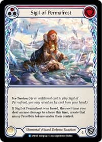Sigil of Permafrost (Red) - Uprising - Flesh and Blood TCG card