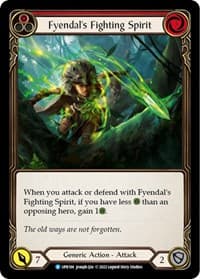 Fyendal's Fighting Spirit (Red) - Uprising - Flesh and Blood TCG card