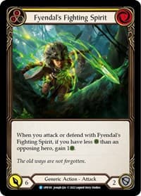 Fyendal's Fighting Spirit (Yellow) - Uprising - Flesh and Blood TCG card