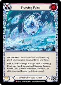 Freezing Point - Uprising - Flesh and Blood TCG card