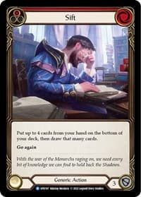 Sift (Red) - Uprising - Flesh and Blood TCG card