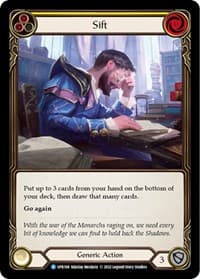 Sift (Yellow) - Uprising - Flesh and Blood TCG card