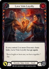 Lava Vein Loyalty (Yellow) - Uprising - Flesh and Blood TCG card