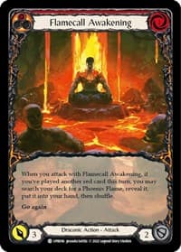 Flamecall Awakening (Extended Art) - Uprising - Flesh and Blood TCG card