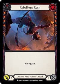 Rebellious Rush (Red) - Uprising - Flesh and Blood TCG card