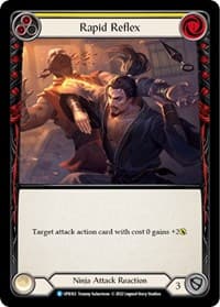 Rapid Reflex (Yellow) - Uprising - Flesh and Blood TCG card