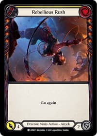 Rebellious Rush (Yellow) - Uprising - Flesh and Blood TCG card