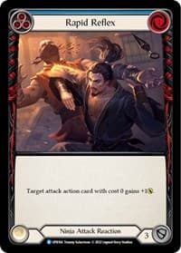 Rapid Reflex (Blue) - Uprising - Flesh and Blood TCG card