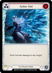 Aether Hail (Red) - Uprising - Flesh and Blood TCG card