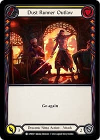 Dust Runner Outlaw (Yellow) - Uprising - Flesh and Blood TCG card