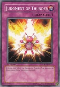 Judgment of Thunder - The Duelist Genesis - YuGiOh card